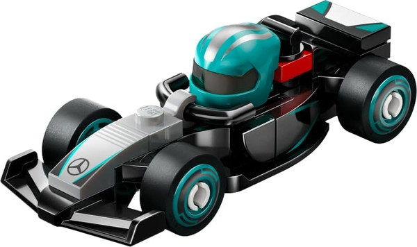 LEGO F1 Collectible Race Cars - Mercedes F1 Team Race Car with Driver Helmet & Moving Wheels - Formula 1-71049 LEGO F1 Collectible Race Cars - Mercedes F1 Team Race Car with Driver Helmet & Moving Wheels - Formula 1-71049