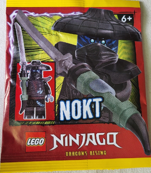 LEGO Ninjago Dragons Rising Season 3: Nokt Minifigure from The Forbidden Five - with Sword - 6+
