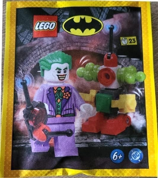 LEGO DC Superheroes: Joker Minifigure with Robot - Ages 6+