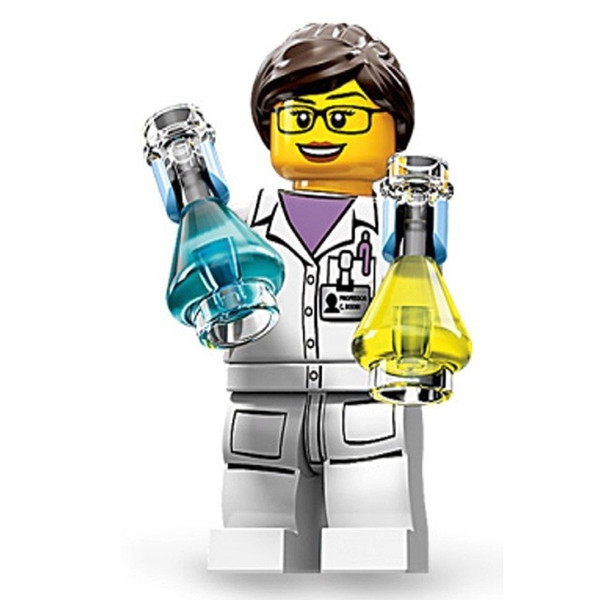 LEGO Collectible Figures Series 11 - Female Scientist  Minifigure