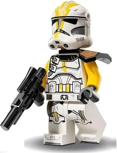 LEGO Star Wars: 327th Star Corps Clone Trooper Minifigure with Blaster - Ages 6+