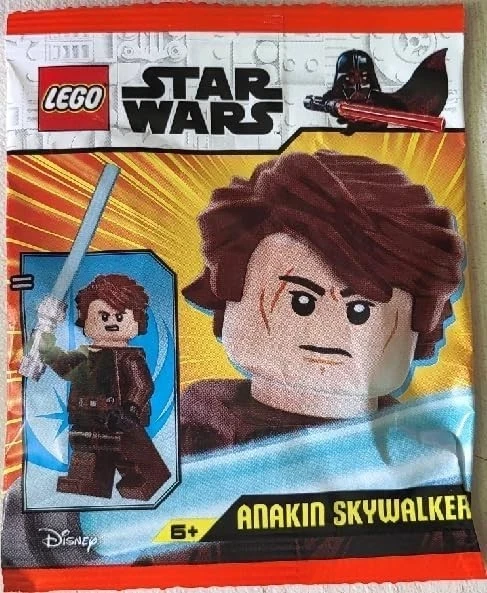 LEGO Star Wars: Anakin Skywalker Minifigure with Lightsaber - Ages 6+