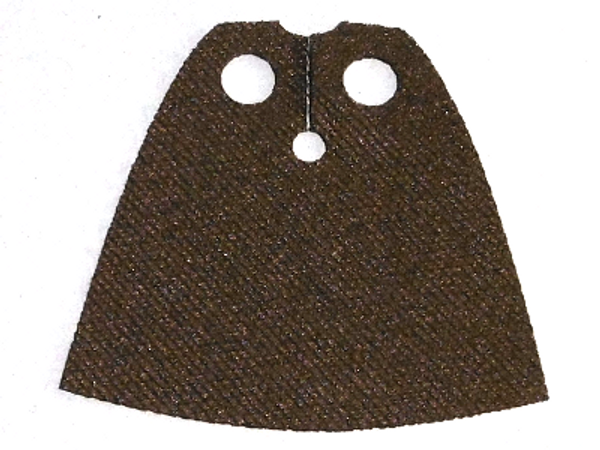 Authentic Cape (Dark Brown) - Genuine LEGO Brand Minifigure Accessory