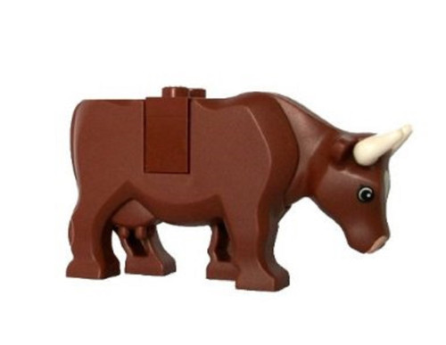 LEGO City Brown Cow with Short Horns The Brick People