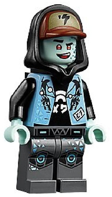 LEGO® NINJAGO AVATAR SCOTT MINIFIGURE FROM SET 71708 WITH EXTRAS 7 PCS BRAND NEW