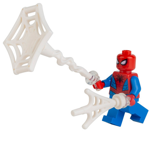 LEGO Superheroes: Spider-Man Minifigure with Web and Printed Arms