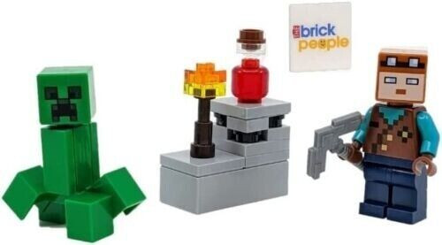 その他 mine LEGO Minecraft: Miner and Creeper with Mine Accessories 662204