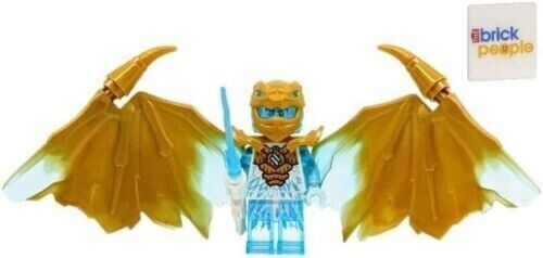 LEGO Ninjago Crystalized: Zane Dragon Minifigure with Sword and