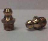 M8 x 1mm Straight Brass Metric Grease Zerk Fitting 1 Pc