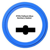 Sanitary Gasket 1-1/2" PTFE/TEFLON® Blue Price for 1 pc