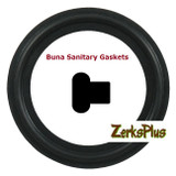 Sanitary Gasket 1/2" Buna Black Price for 2 pcs