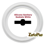 Sanitary Gasket 2-1/2" Silicone White  Price for 2 pcs