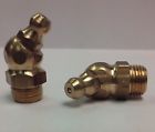 1/8-28 BSP Brass 45 Degree Angle British Grease Zerk Fitting 1 Pc
