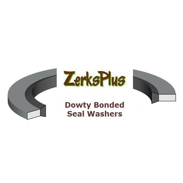 3mm Metric Dowty washer bonded gasket seal M3 - 3.6x7.5x1mm   Price for 5 pcss