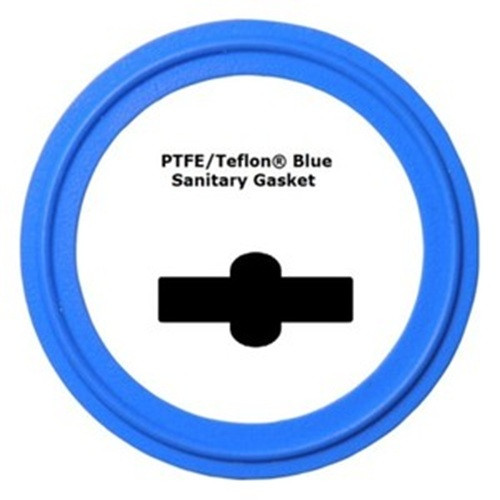 Sanitary Gasket 1-1/2" PTFE/TEFLON® Blue Price for 1 pc