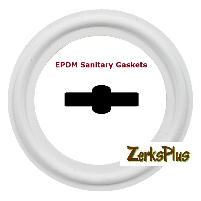 Sanitary Gasket 3" EPDM White Price for 2 pcs