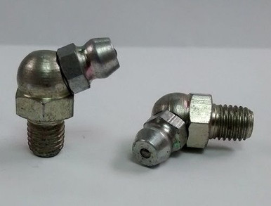 1/8-27 NPT Button Head 5/8 Hex Zerk Nipple Fitting 2 Pcs 