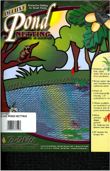 32' x 32' Deluxe Pond Netting / Cover + Stakes