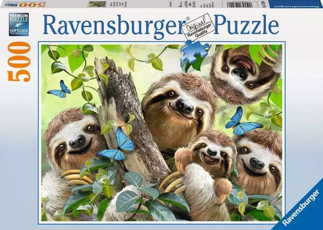 Sloth Selfie 500 Piece Ravensburger Jigsaw Puzzle - JigsawPuzz