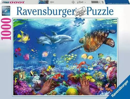 Snorkeling 1000 pieces Ravensburger Jigsaw Puzzle, Things2do Jigsawpuzz