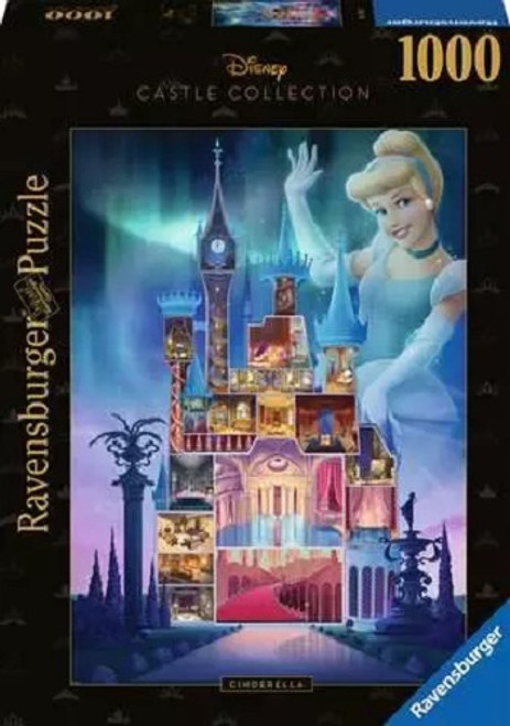 Disney Cinderella Castle, Disney Castle Collection, 1000 piece Ravensburger Jigsaw Puzzle, Things2do Jigsawpuzz