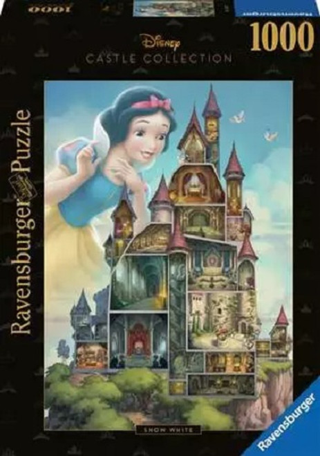 Disney Snow White Castle, Disney Castle Collection, 1000 piece Ravensburger Jigsaw Puzzle, Things2do Jigsawpuzz