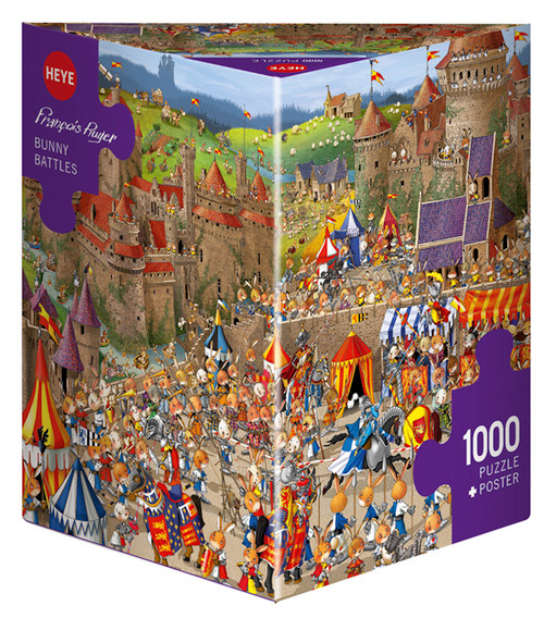 Bunny Battles, 1000 piece Heye Jigsaw Puzzle, Things2do, Jigsaws, Puzzles, Jigsawpuzz