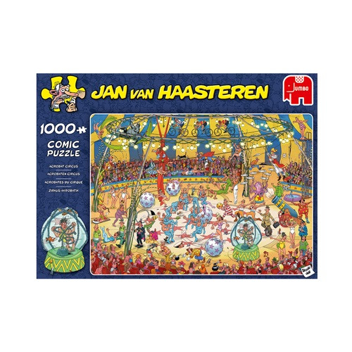 Acrobat Circus, Jan Van Haasteren, Jumbo, 1000 piece Puzzle, Jigsaw,  Things2do Jigsawpuzz