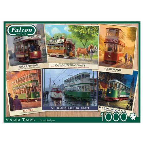 Vintage Trams, Falcon de luxe, Things2do, Jigsaws, Puzzles, Jigsawpuzz