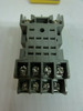 (2) Square D Class 8501 Type NR45 Series A Relay Sockets