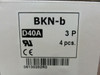 NEW Case of 4 LSis BKN-b D40A Miniature Circuit Breakers, 240VAC, Type D 3-Pole