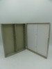 (12) Heathrow Scientific 100 Slot Microscope Slide Box Storage, Colors Vary, Writing On Some