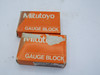 Mitutoyo 1" and 1/2" Gage Blocks Asme Steel 611195-231