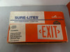 Cooper Lighting LPX70RWHSD Sure-Lites Lot of 6 Exit Sign Fronts, 2 Backs & Parts