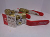 (3) ProLine 107-813 1/2" Ball Valves, 600psi Full Port Brass - Threaded, 7690T Series