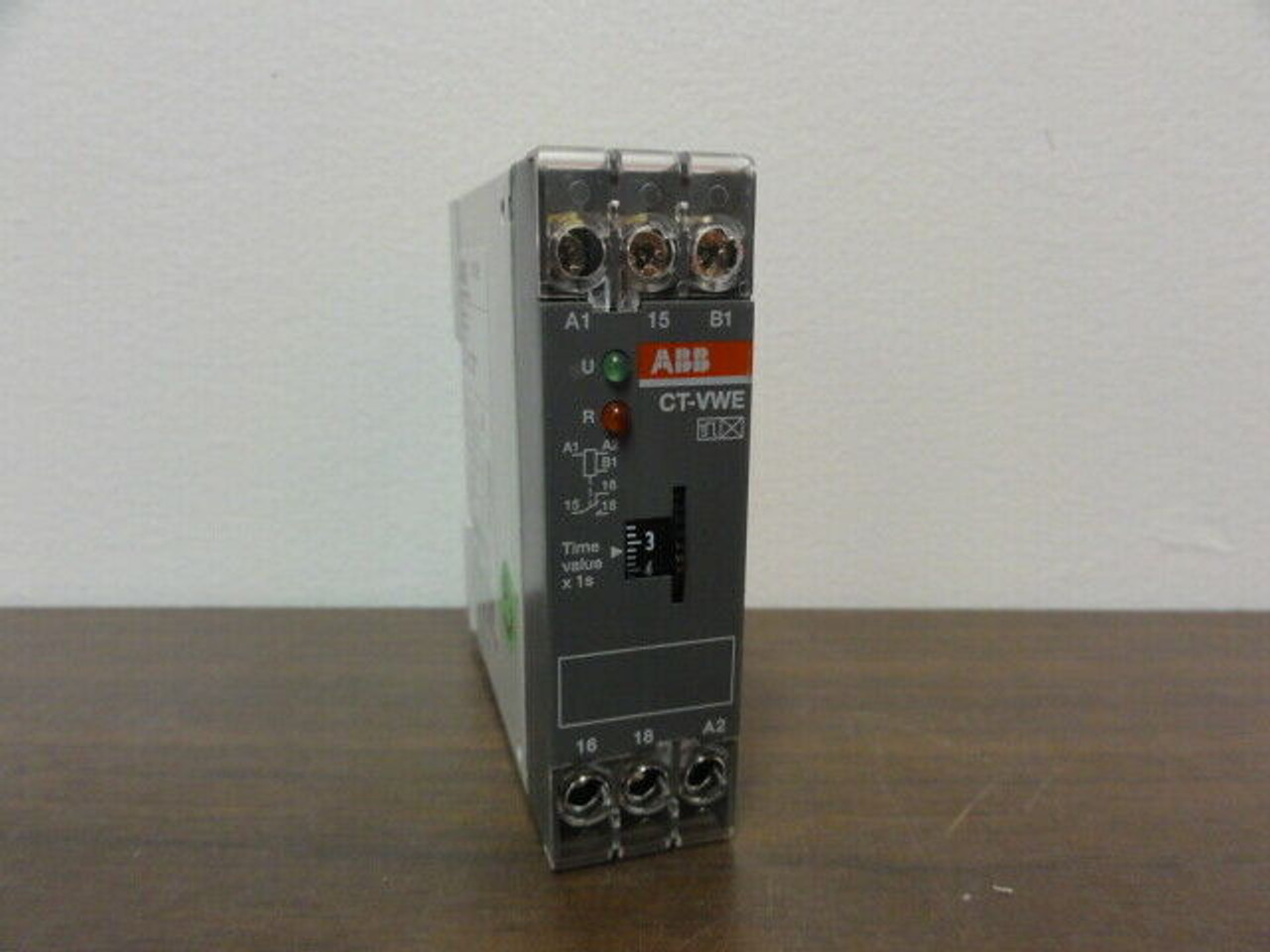 ABB CT-VWE Time Relay Module - 0.1s - 10s 220-240Vac 50/60Hz