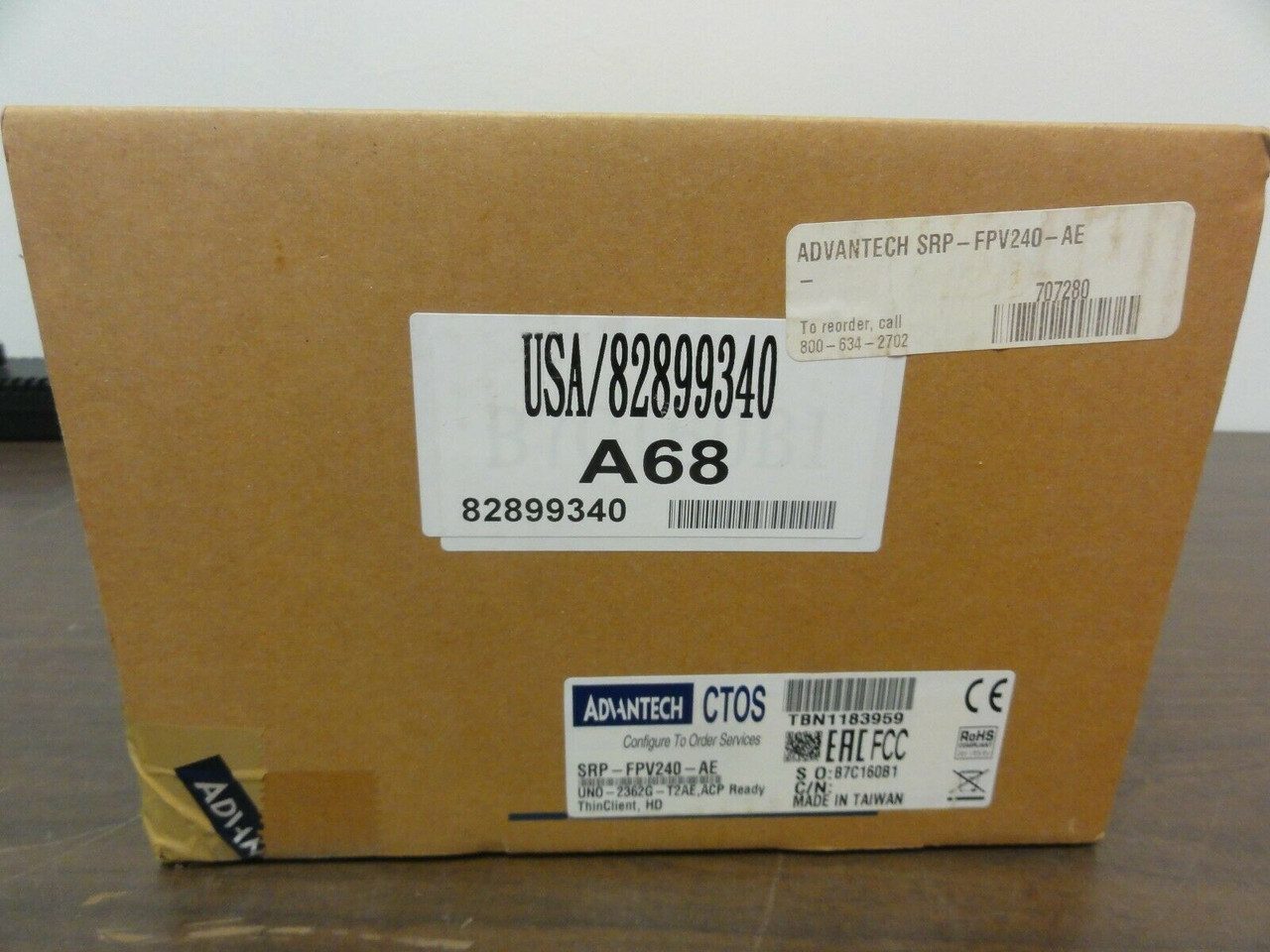 Advantech Model SPR-FPV240-AE Operator Interface / PC - New, Factory Sealed