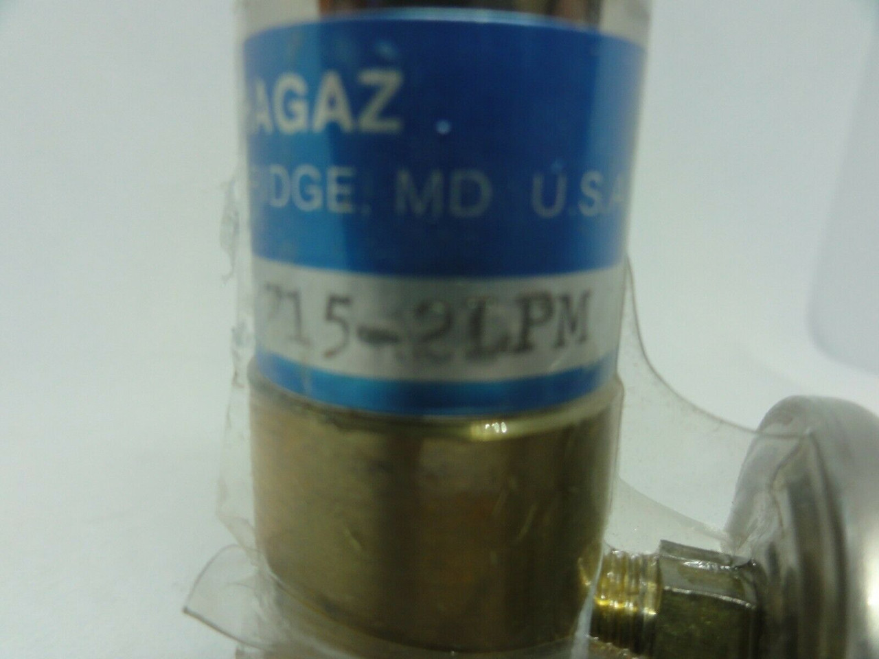 ALPHAGAZ 715-2LPM Cylinder Pressure Regulator Gauge 0-1000 PSI *NEW NO BOX*