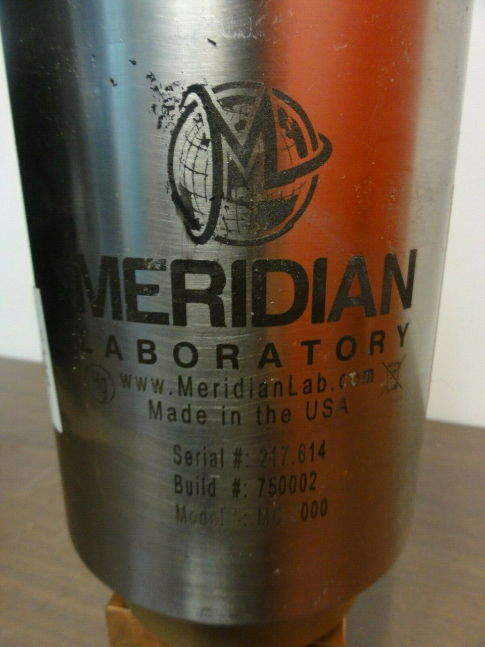 Meridian MC-2000 2000 Amp Single Contact Rotary Ground - Slip Ring, S/N 217.614