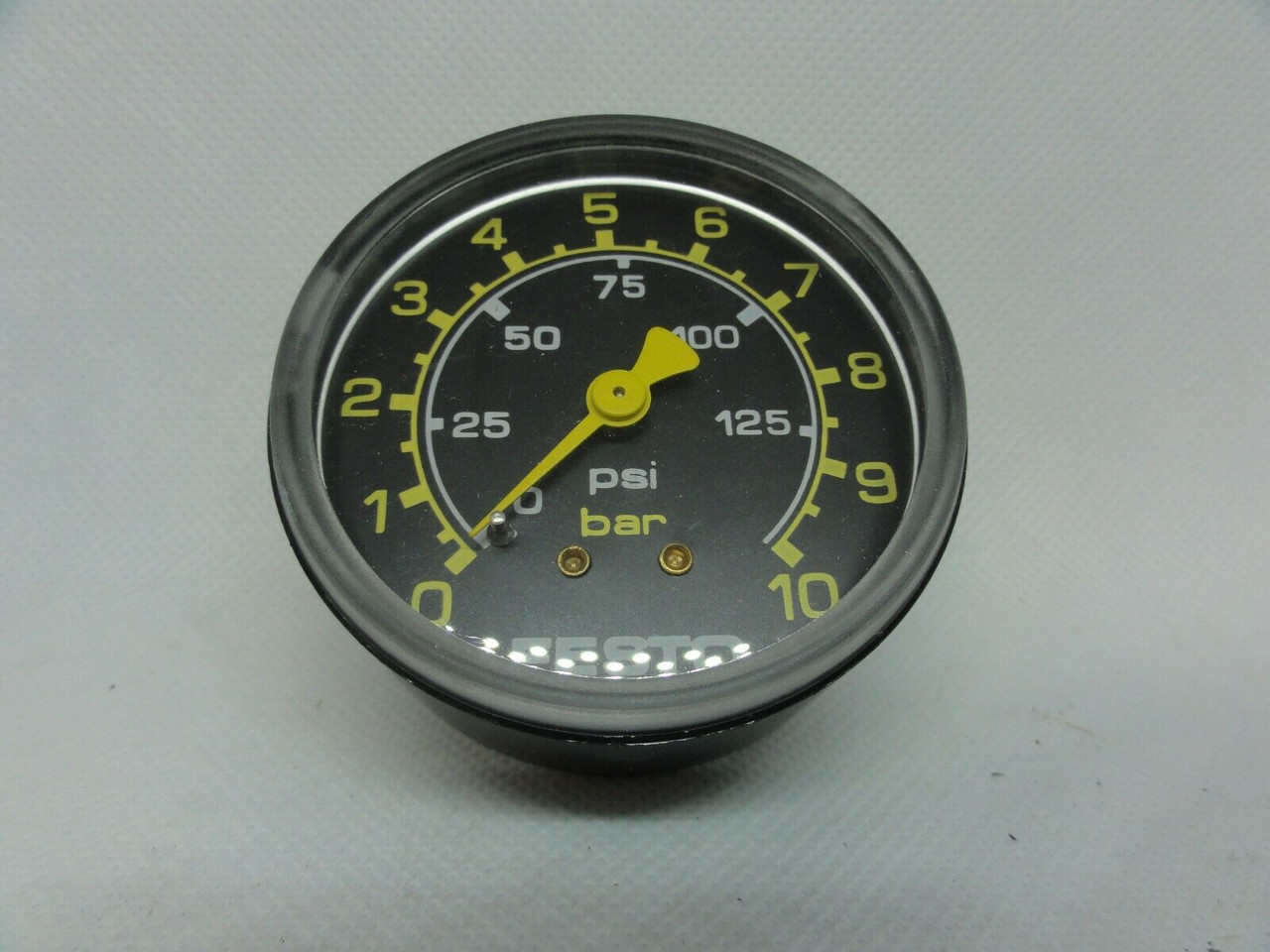 NEW FESTO 0-10 BAR, 0-120 PSI PRESSURE GAUGE