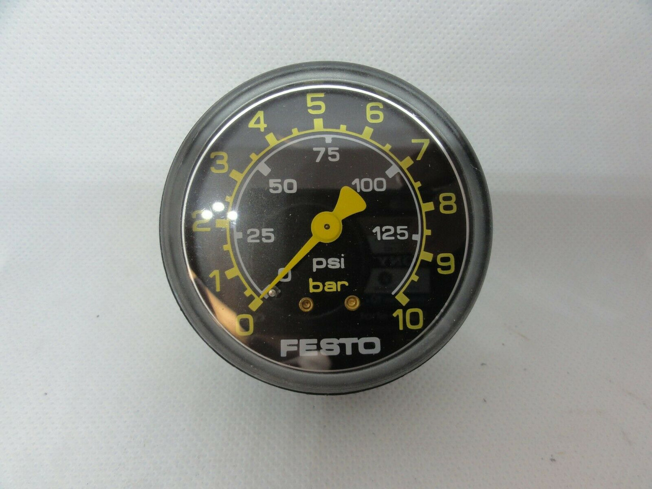 NEW FESTO 0-10 BAR, 0-120 PSI PRESSURE GAUGE