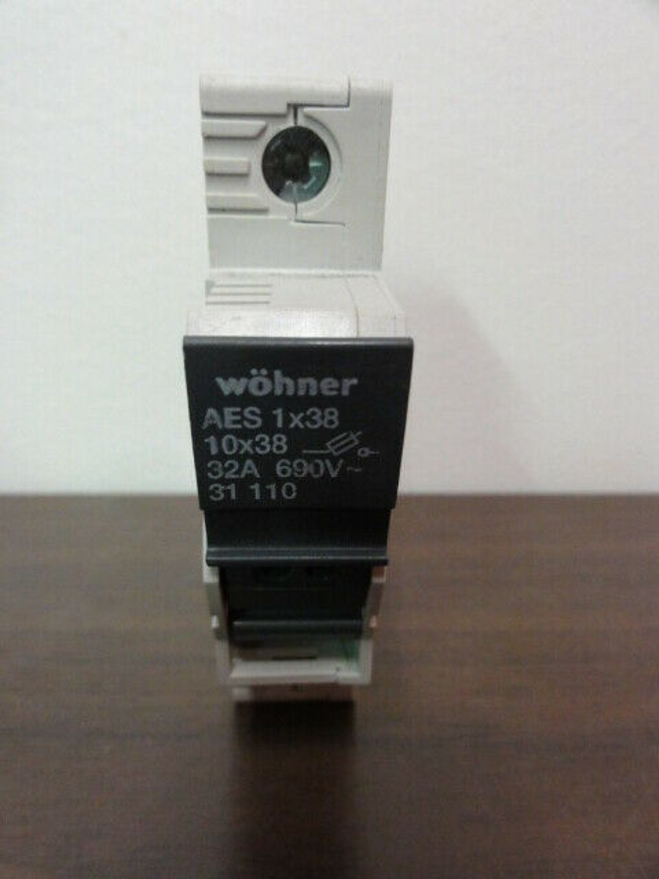 Wohner Model AES 1x38 31 110 Fuse Holder 32A 690V 1P