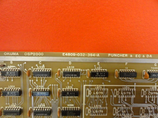 Okuma OSP 2000 Puncher & EC & DA E4809-032-394-A