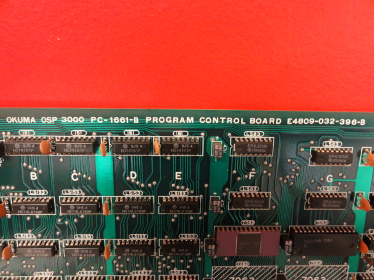 Okuma OSP 3000 PC-1661-B Program Control Board E4809-032-376-B