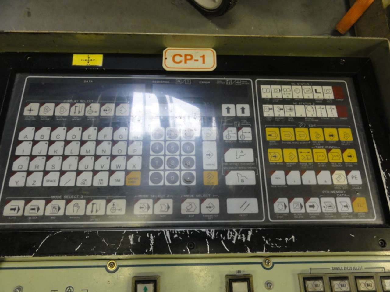 Okuma E5401-183-794 Control Panel - Taken Off Working LC40 Lathe