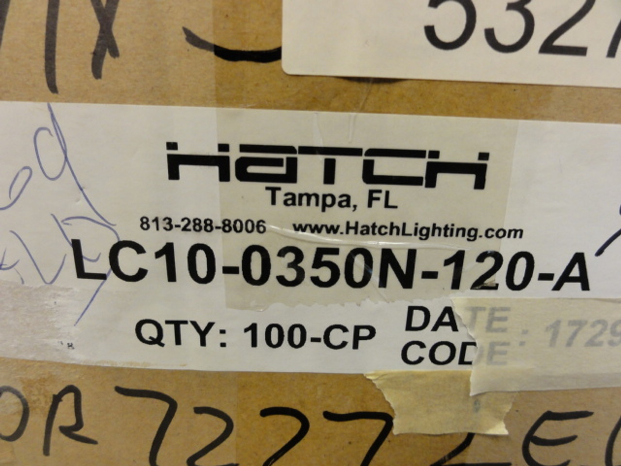 Case of (77) Hatch LC10-0350N-120-A Constant Current Output LED Drivers