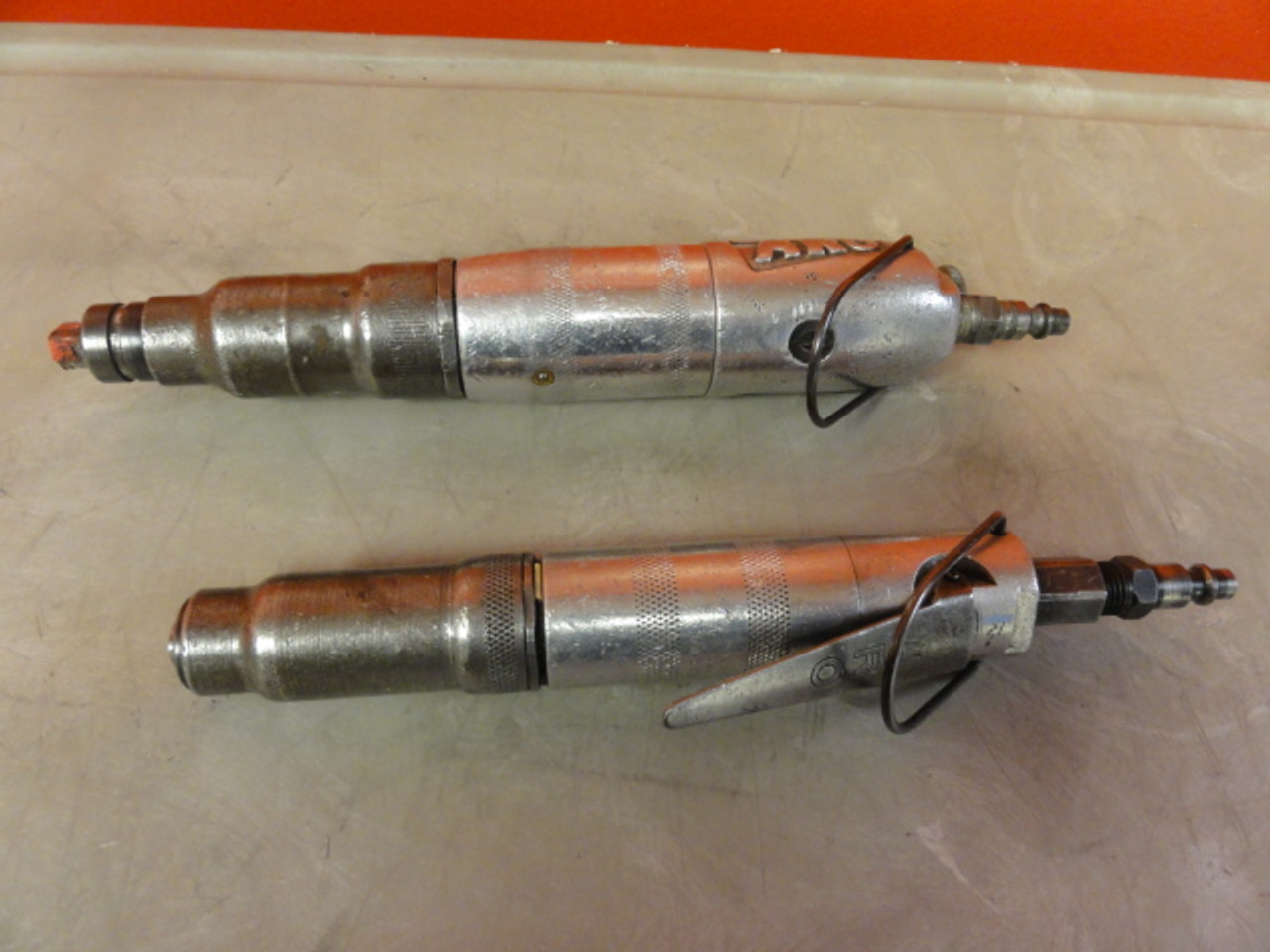 (2) ARO 75020 & Unkown Pneumatic Straight Type Screwdrivers, Level Start