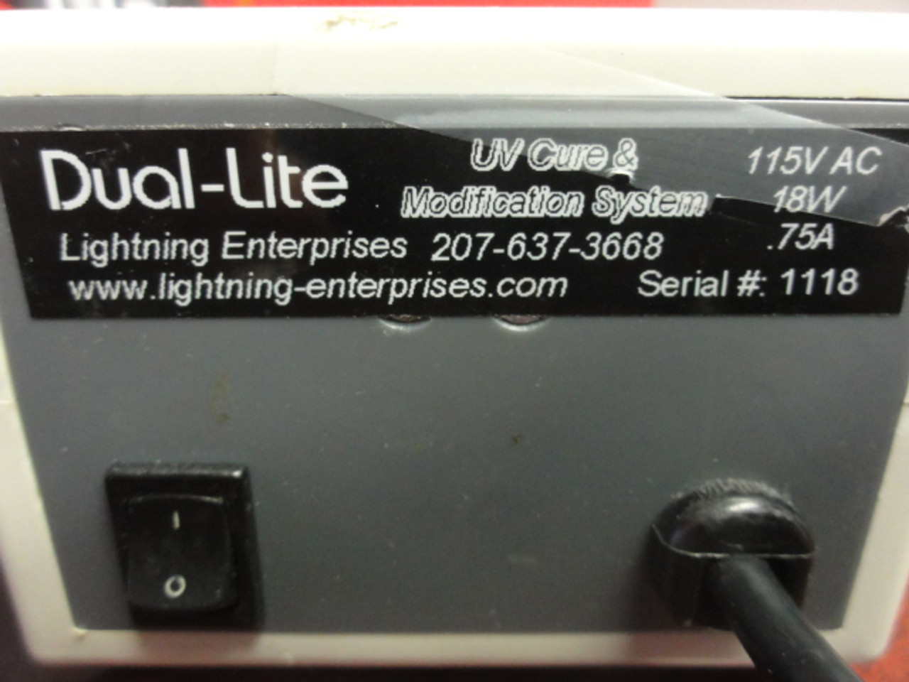 Dual-Lite UV Cure & Modification System, 115V, 18W