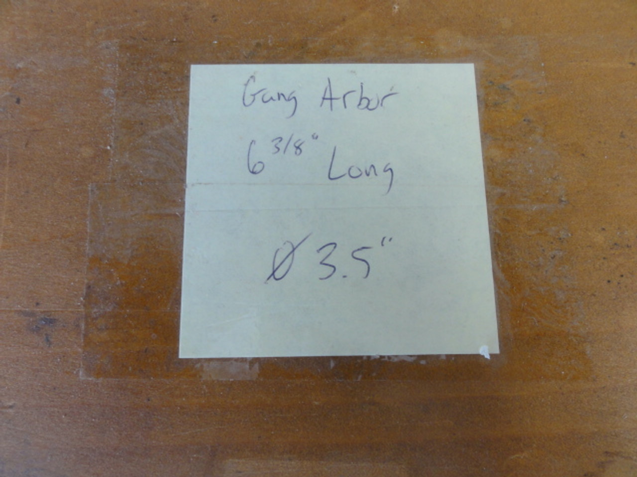 MTI / Norton Dicing Saw 03.5" Gang Arbor, 6 3/8" Long w/ Box