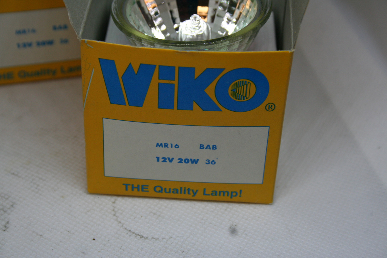 (5) WIKO Ltd. MR16 BAB General Lighting Lamp 12V 20W 36°